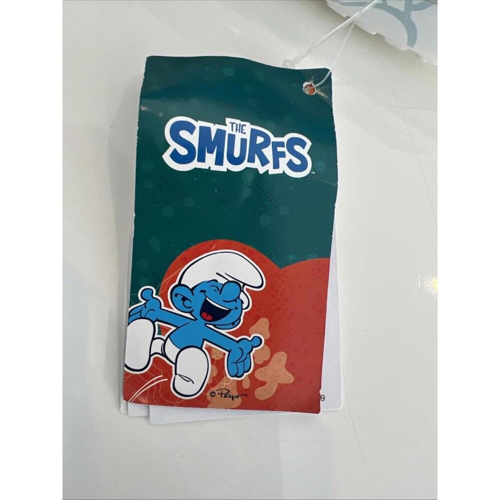 NEW The Smurfs Crocs Classic Clog J6 Kids Junior Blue White Jibbitz Charm - Picture 7 of 10